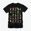 Nintendo Super Mario Bros Character Guide T-Shirt -Studio Ghibli Store 11470249 hi