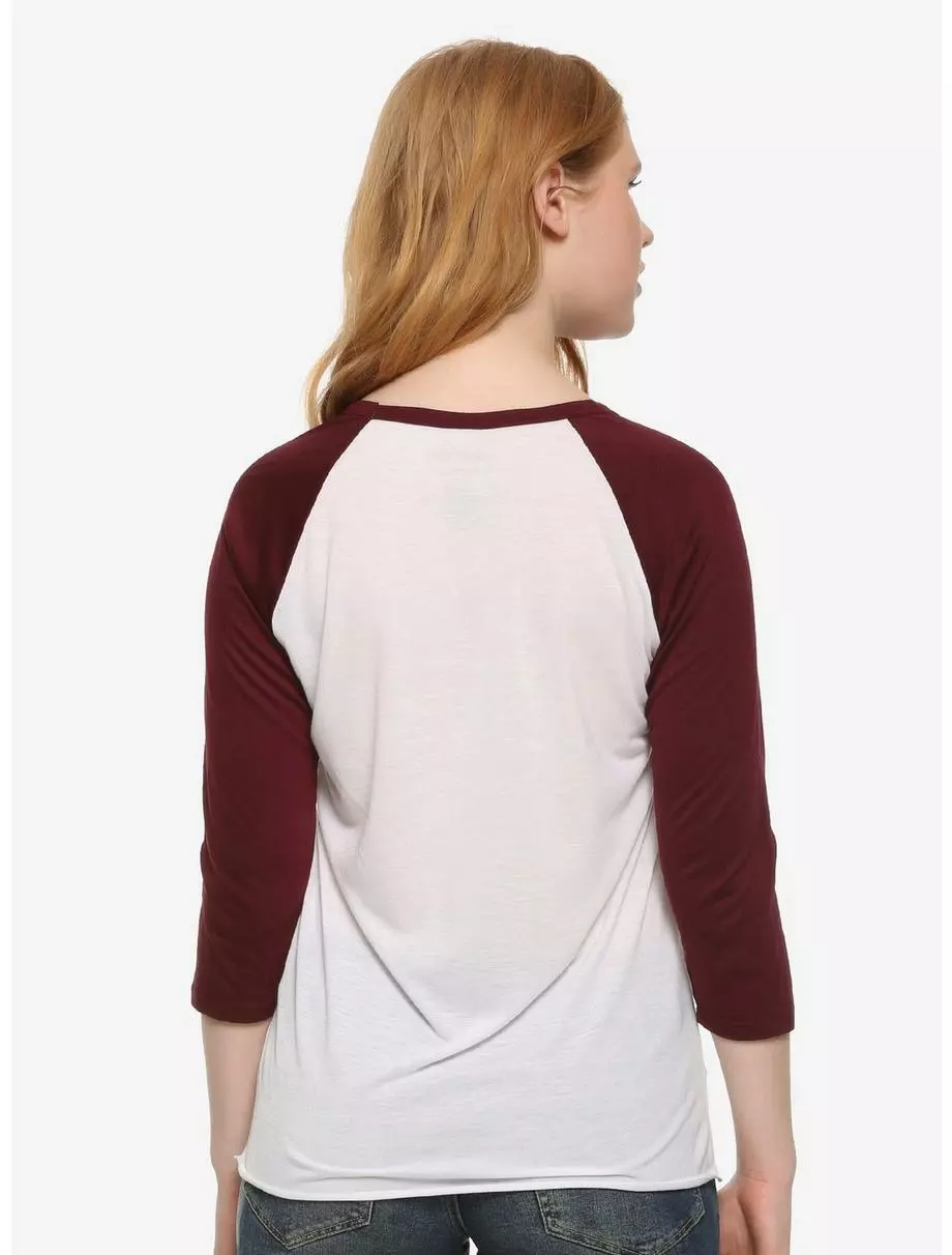 Harry Potter Hogwarts Girls Raglan 5 Harry Potter Hogwarts Girls Raglan - Image 3