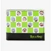 Rick And Morty Checkered Bi-Fold Wallet 1 Rick And Morty Checkered Bi-Fold Wallet -Studio Ghibli Store 12308293 hi