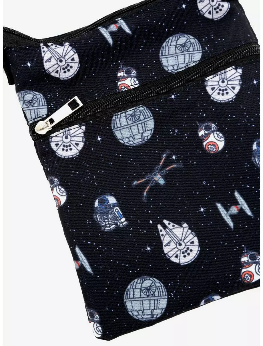 Star Wars Droids & Ships Passport Crossbody Bag 5 Star Wars Droids & Ships Passport Crossbody Bag - Image 3