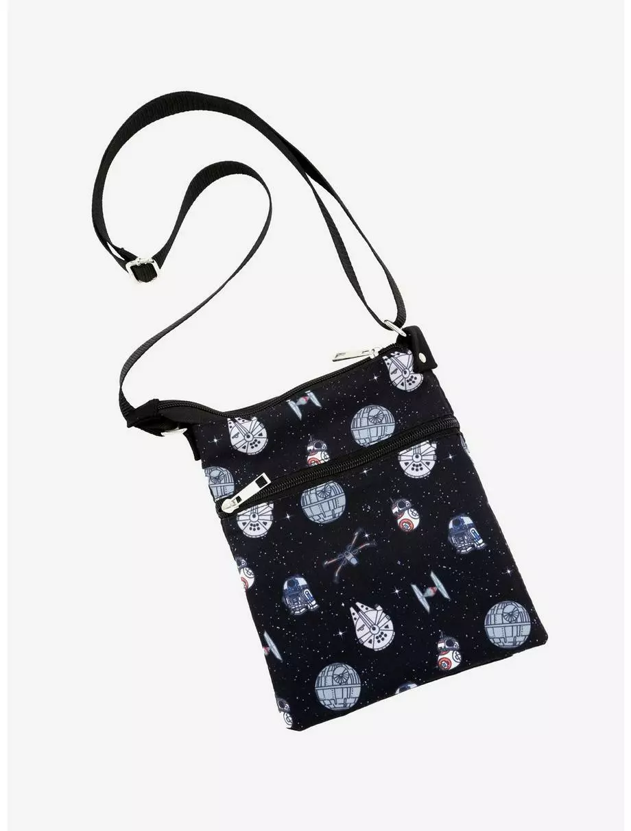 Star Wars Droids & Ships Passport Crossbody Bag 3 Star Wars Droids & Ships Passport Crossbody Bag