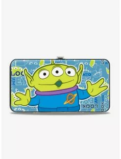 Disney Pixar Toy Story Alien Pose Look Into My Eyes Hinged Wallet