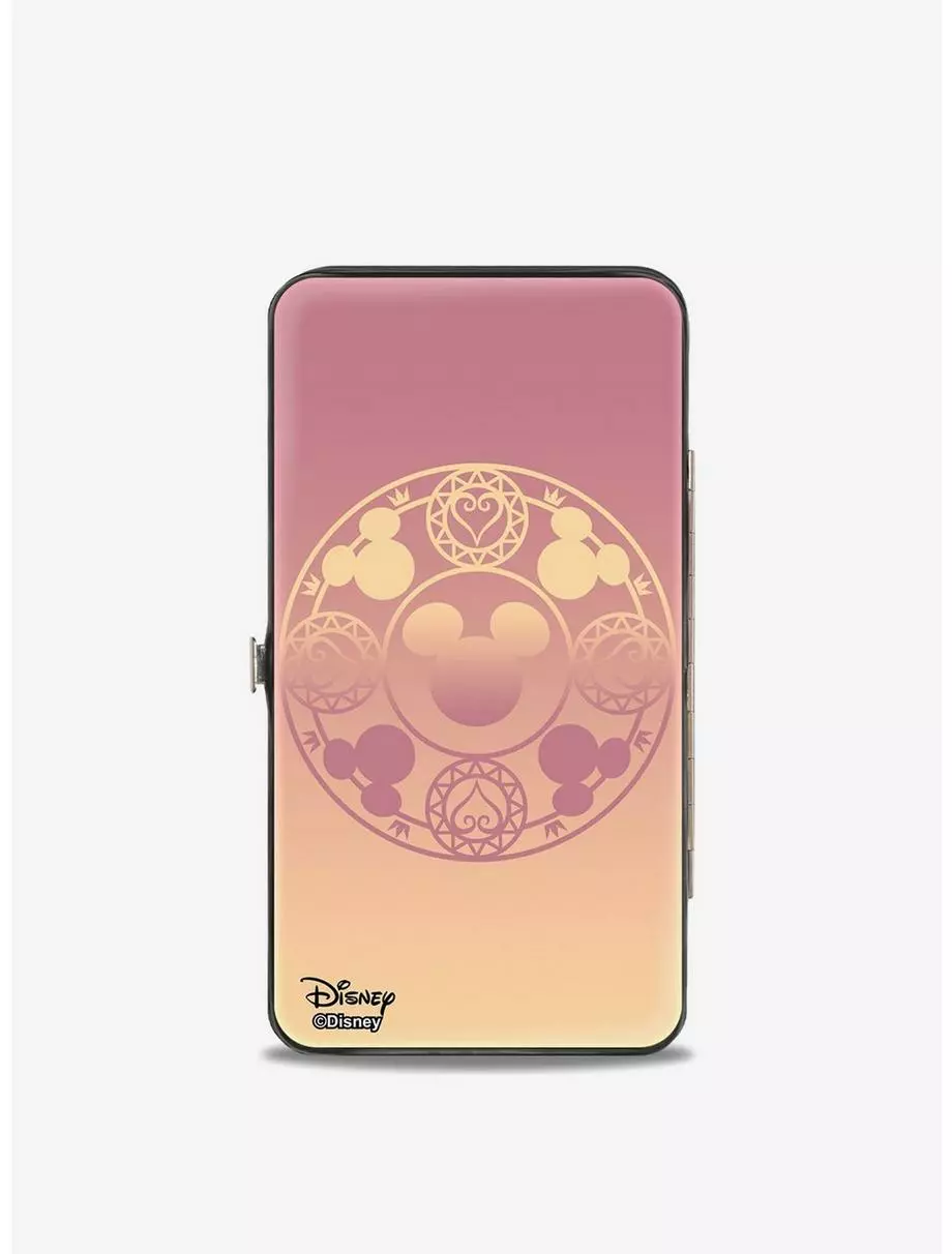 Disney Kingdom Hearts II 6 Character Group Pose Castle Pinks Hinged Wallet 4 Disney Kingdom Hearts II 6 Character Group Pose Castle Pinks Hinged Wallet - Image 2