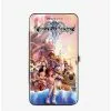 Disney Kingdom Hearts II 6 Character Group Pose Castle Pinks Hinged Wallet -Studio Ghibli Store 12576698 hi