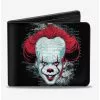 IT Chapter Two Pennywise Face Logo Bi-Fold Wallet 1 IT Chapter Two Pennywise Face Logo Bi-Fold Wallet -Studio Ghibli Store 12578287 hi