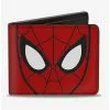 Marvel Spider-Man Face Close Up Spiders Bi-Fold Wallet -Studio Ghibli Store 12578482 hi
