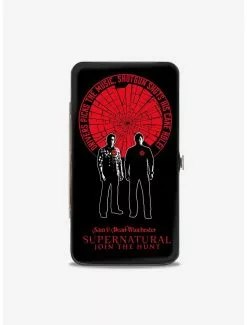 Supernatural Sam Dean Winchester Driver Picks The Music Shattered Glass Hinged Wallet