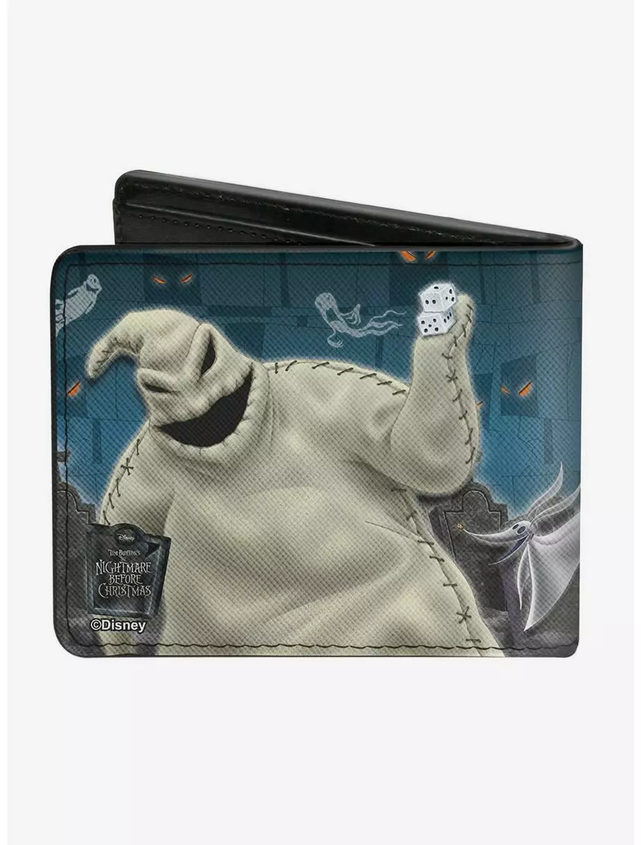 The Nightmare Before Christmas Four Character Group Cemetery Scene Bi-Fold Wallet 3 The Nightmare Before Christmas Four Character Group Cemetery Scene Bi-Fold Wallet