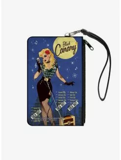 DC Comics Black Canary Bombshell Variant Cover Sold Out Poster Wallet Canvas Zip Clutch