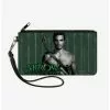 DC Comics Green Arrow Standing Pose Arrow Tips Wallet Canvas Zip Clutch