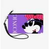 Disney Iconic Hollywood Minnie Mouse Over Shoulder Pose Wallet Canvas Zip Clutch -Studio Ghibli Store 12883690 hi