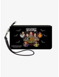 Scoobynatural 8 Characters Pentagram Wallet Canvas Zip Clutch