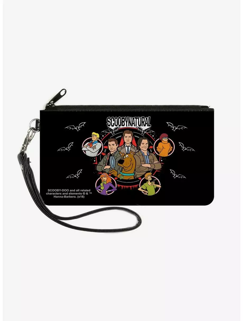 Scoobynatural 8 Characters Pentagram Wallet Canvas Zip Clutch 3 Scoobynatural 8 Characters Pentagram Wallet Canvas Zip Clutch