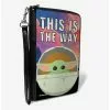 Star Wars The Mandalorian The Child This Is The Way Zip-Around Wallet -Studio Ghibli Store 13235074 hi