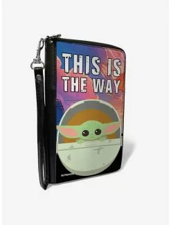 Star Wars The Mandalorian The Child This Is The Way Zip-Around Wallet