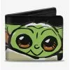 Star Wars The Mandalorian The Child Impression Bifold Wallet -Studio Ghibli Store 13235078 hi