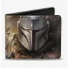 Star Wars The Mandalorian Bounty Hunter Bifold Wallet -Studio Ghibli Store 13235118 hi