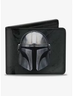 Star Wars The Mandalorian Helmet And Logo Bifold Wallet
