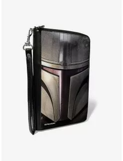 Star Wars The Mandalorian Helmet Women's PU Zip Around Wallet