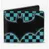 DC Comics Batman Teal And Black Bat Logo Close Up Bi-fold Wallet 1 DC Comics Batman Teal And Black Bat Logo Close Up Bi-fold Wallet -Studio Ghibli Store 13702095 hi