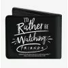 Friends I'd Rather Be Watching Friends The Television Series Bi-fold Wallet -Studio Ghibli Store 13702141 hi