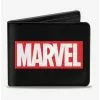 Marvel Black And Red Brick Logo Bi-fold Wallet
