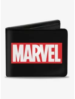 Marvel Black And Red Brick Logo Bi-fold Wallet