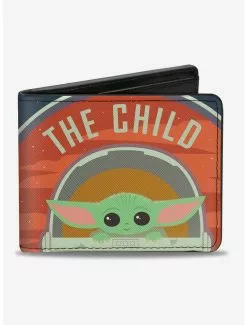Star Wars The Mandalorian The Child Chibi Pod Pose Bi-fold Wallet