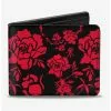 Disney Mulan Dragon And Flowers Bifold Wallet -Studio Ghibli Store 13711522 hi