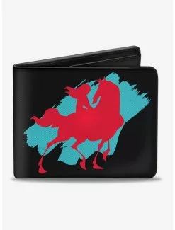 Disney Mulan Red Horse Bifold Wallet