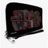 Star Wars Logo Black Red Womens Zip Around Wallet -Studio Ghibli Store 13722270 hi