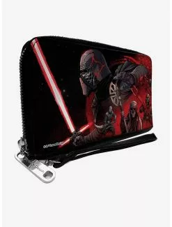 Star Wars The Rise Of Skywalker Kylo Ren And Knights Zip Around Wallet