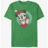 Disney Mickey Mouse Holiday Vintage Mickey Wreath T-Shirt