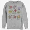 Disney Princess Princess Flowers Crew Sweatshirt -Studio Ghibli Store 14205027 hi