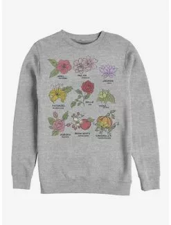 Disney Princess Princess Flowers Crew Sweatshirt