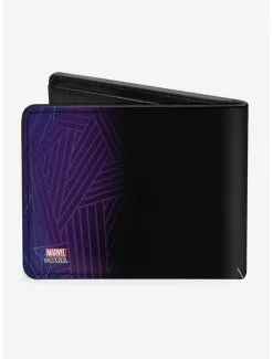 Marvel Black Panther Claw Action Line Art Bifold Wallet -Studio Ghibli Store 14220808 av1