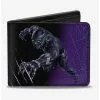 Marvel Black Panther Claw Action Line Art Bifold Wallet -Studio Ghibli Store 14220808 hi