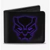 Marvel Black Panther Icon Outline Bifold Wallet