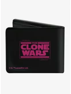 Star Wars The Clone Wars Ahsoka Pose Logo Bifold Wallet -Studio Ghibli Store 14220836 av1