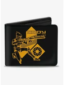 Star Wars The Clone Wars Cody Pose Logo Bifold Wallet