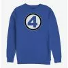 Marvel Fantastic Four Classic Costume Crew Sweatshirt -Studio Ghibli Store 14413557 hi