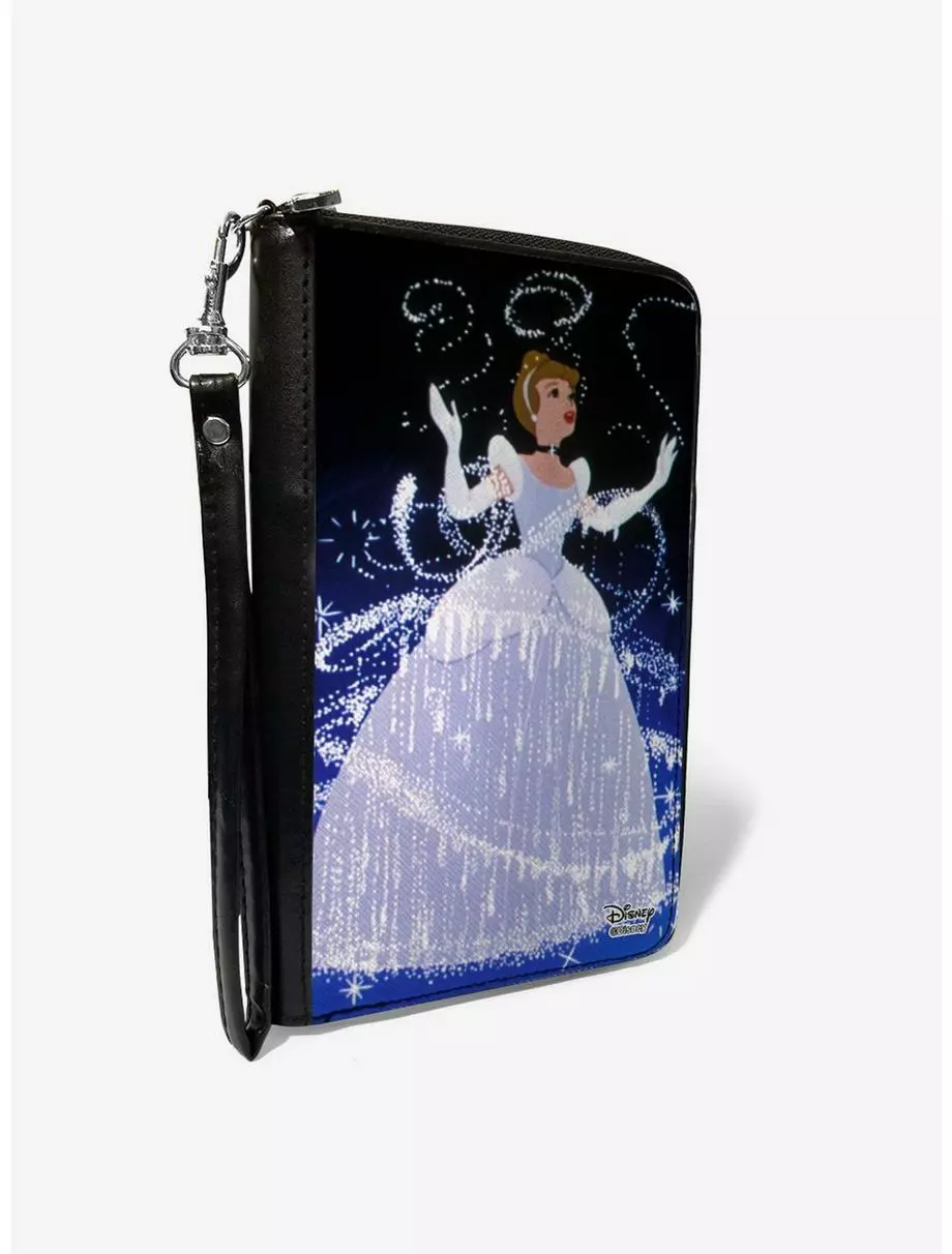 Disney Cinderella Ball Gown Transformation Zip Around Wallet 3 Disney Cinderella Ball Gown Transformation Zip Around Wallet