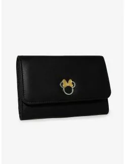 Disney Minnie Mouse Bow Vegan Leather Foldover Wallet -Studio Ghibli Store 14485502 av1