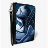 Star Wars The Clone Wars Clone Captain Rex Zip Around Wallet -Studio Ghibli Store 14485616 hi