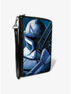 Star Wars The Clone Wars Clone Captain Rex Zip Around Wallet
