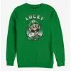 Nintendo Super Mario Lucky Luigi Crew Sweatshirt -Studio Ghibli Store 15178550 hi