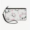 Disney The Aristocats Marie Expressions Hearts Zip Clutch Canvas Wallet -Studio Ghibli Store 15257812 hi