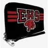 High School Musical East High School Wildcats Logo Black Red Zip Around Wallet 2 High School Musical East High School Wildcats Logo Black Red Zip Around Wallet -Studio Ghibli Store 15257824 hi