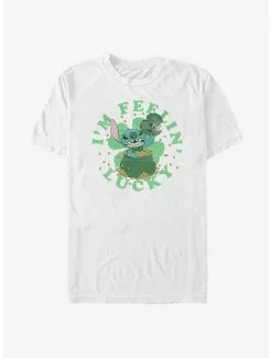 Disney Lilo & Stitch I'm Feelin Lucky T-Shirt