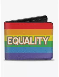 Equality Stripe Rainbow Bifold Wallet